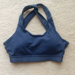 Navy Blue Sports Bra